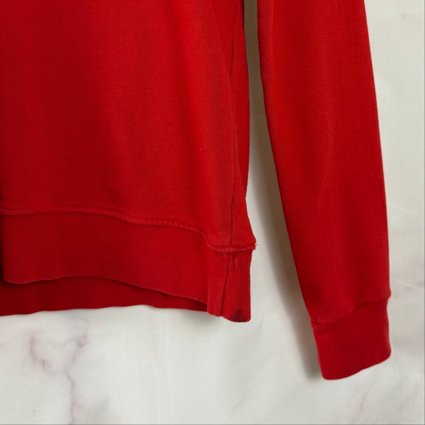 Pyrex Virgil Abloh Red Text Logo Crewneck