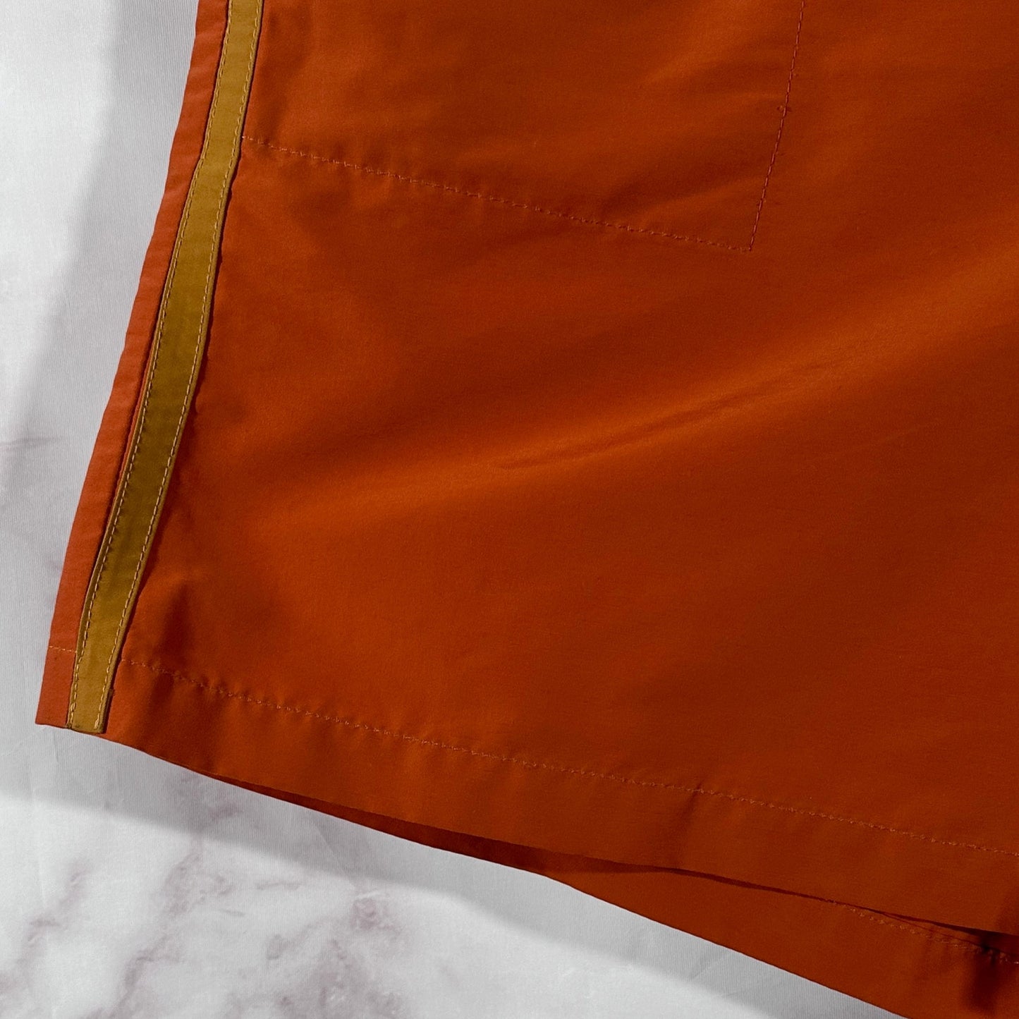 Bode Orange Rugby Shorts