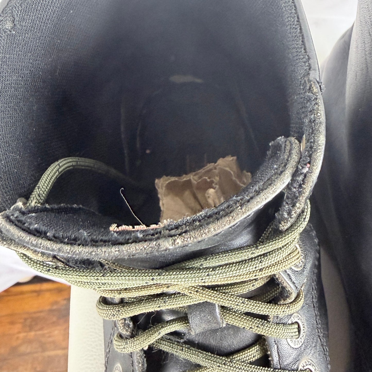 Harley-Davidson Black Leather Skull Patch Motorcycle Boots