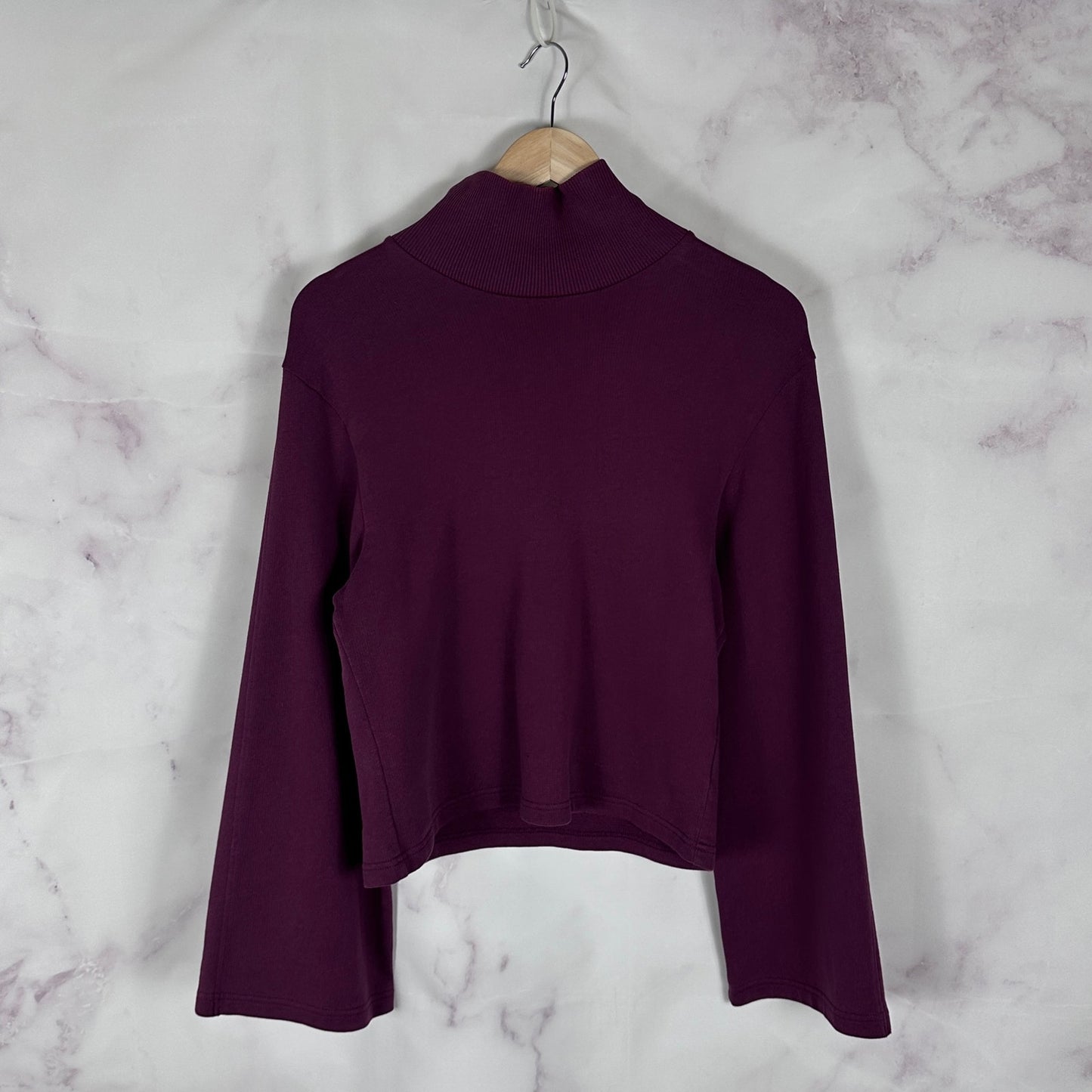 Y/Project Burgundy Flap Layer Sweatshirt