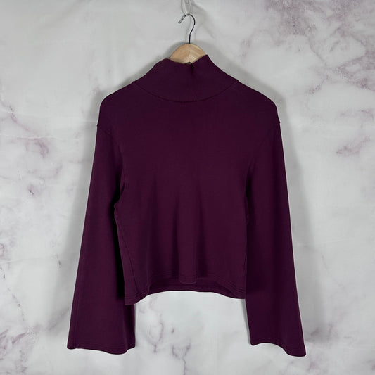 Y/Project Burgundy Flap Layer Sweatshirt