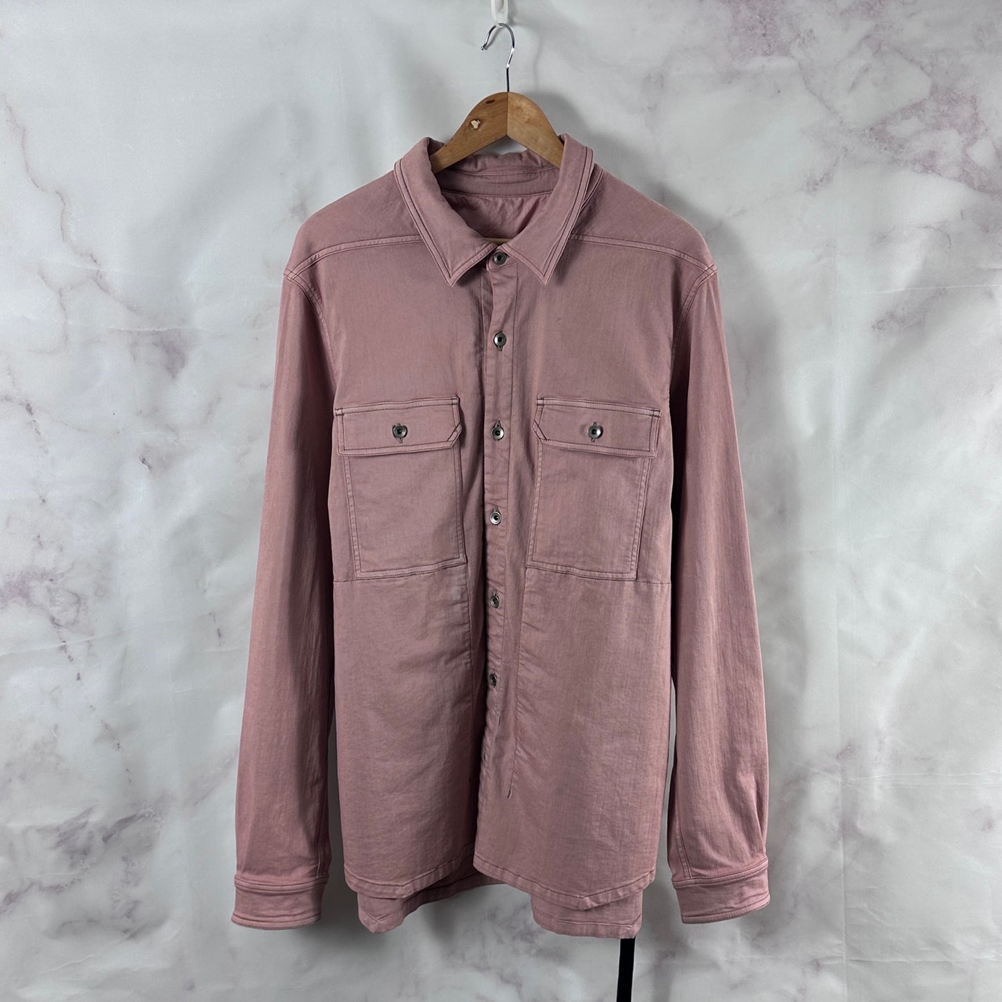 Rick Owens DRKSHDW S/S23 Edfu Faded Pink Outershirt
