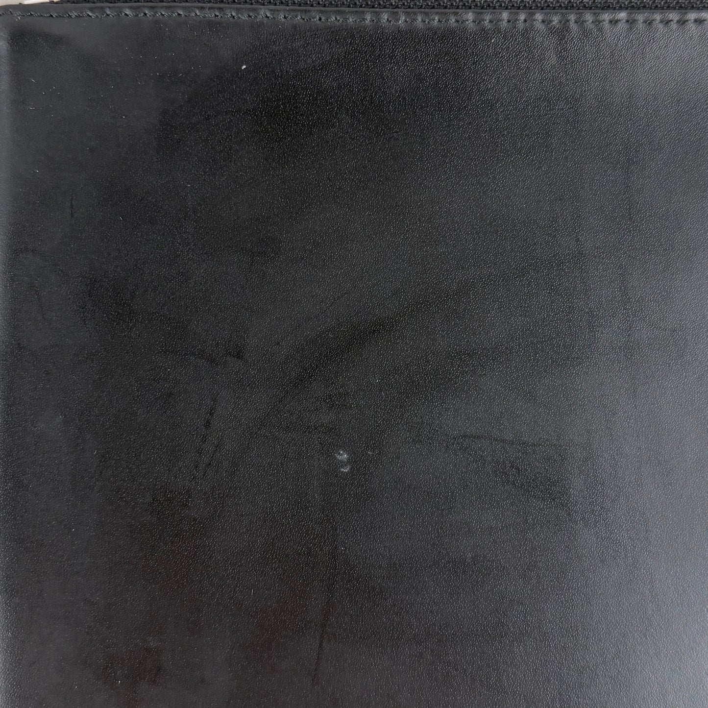 Comme des Garçons x Colette Black Leather Caperino & Peperone Zip Pouch
