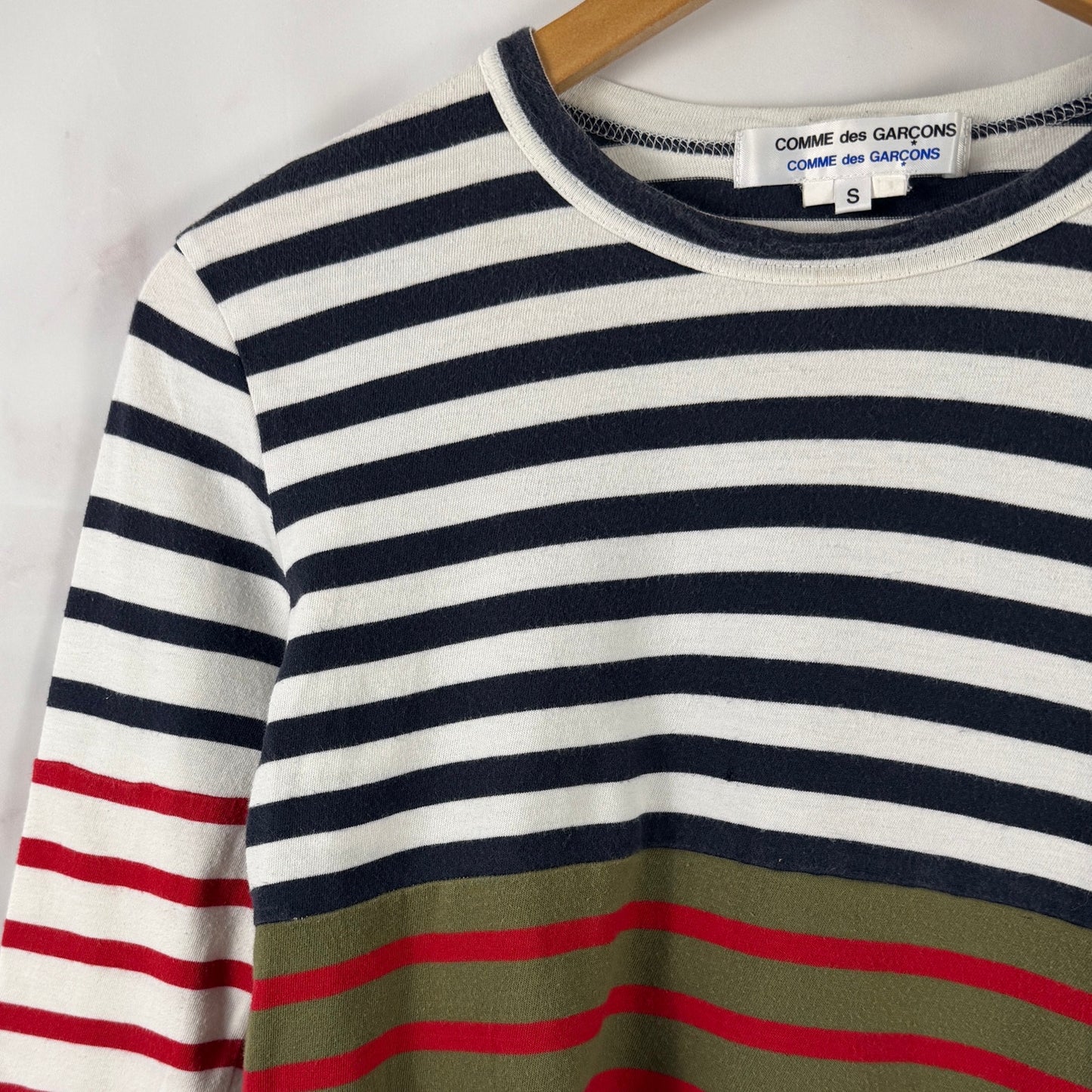 Comme des Garçons Colorblock Striped Longsleeve