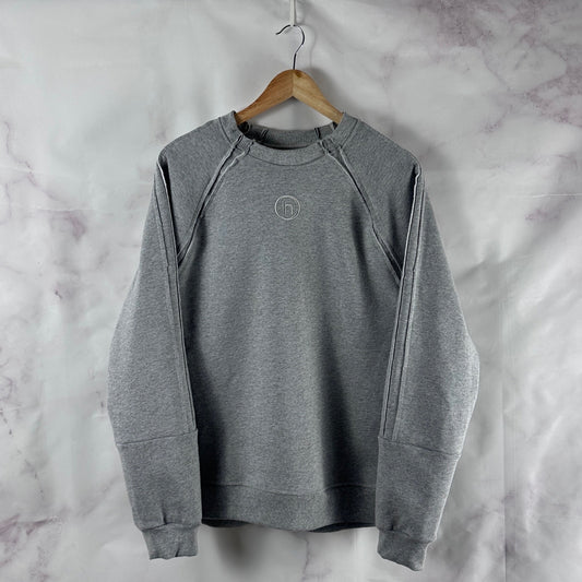 Hidden NY x Annie Grey Panelled Raglan Crewneck Sweatshirt