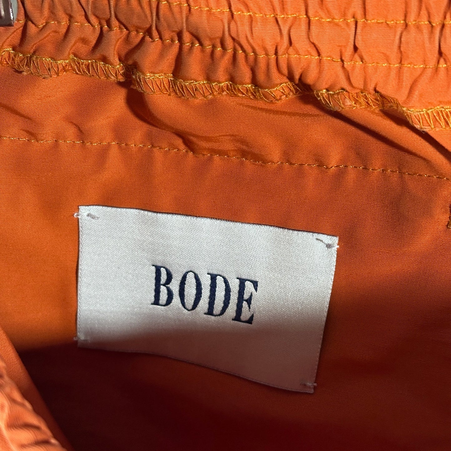 Bode Orange Rugby Shorts