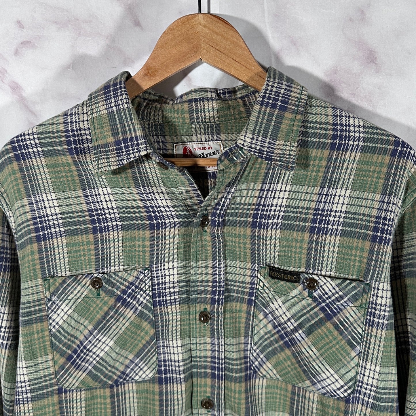 Hysteric Glamour Green Plaid Flannel