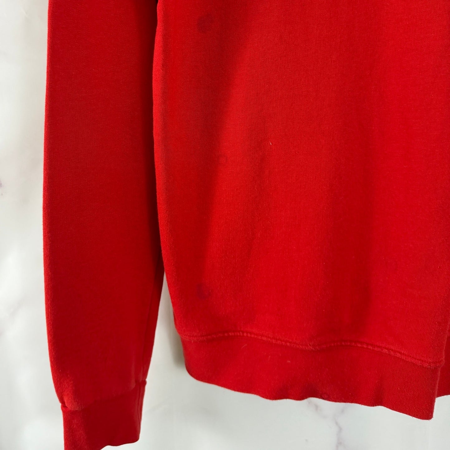 Pyrex Virgil Abloh Red Text Logo Crewneck