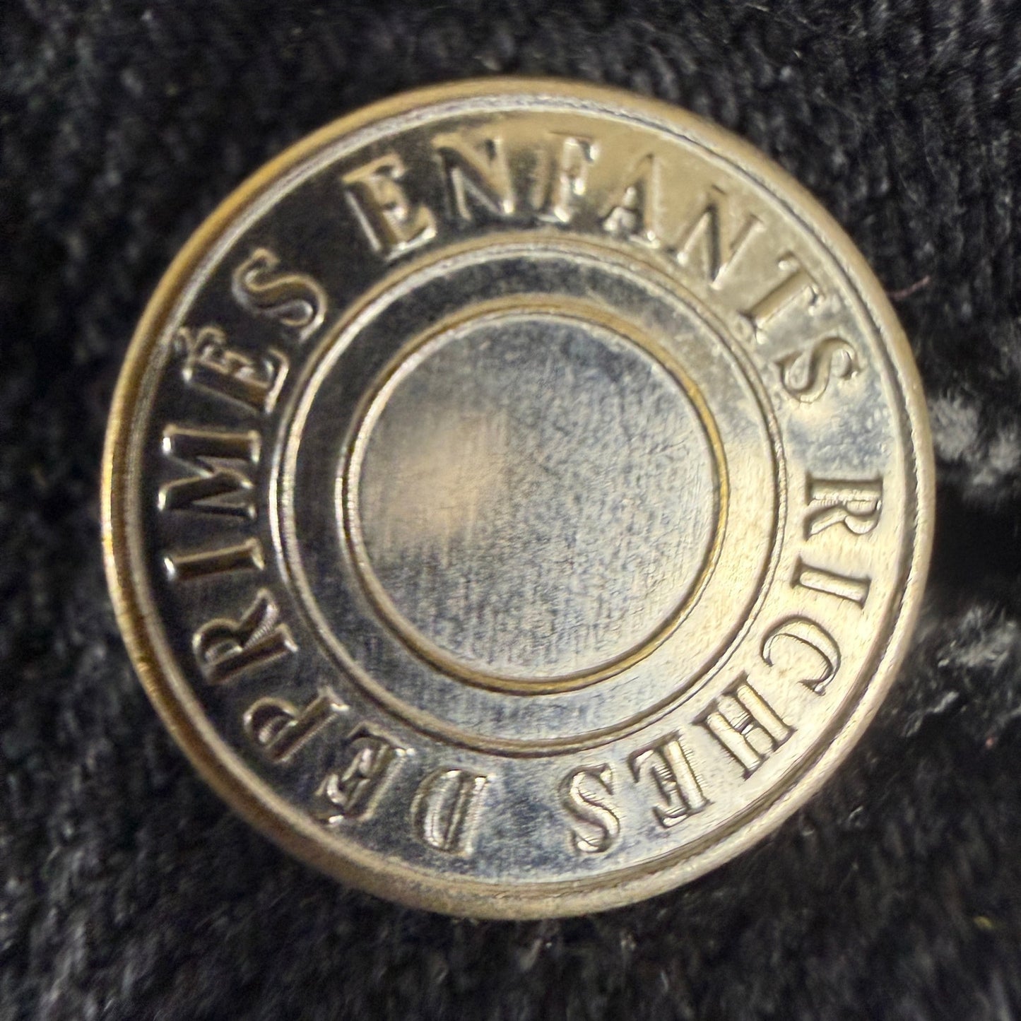 Enfants Riches Deprimes Double Knee Black Carpenter Pants