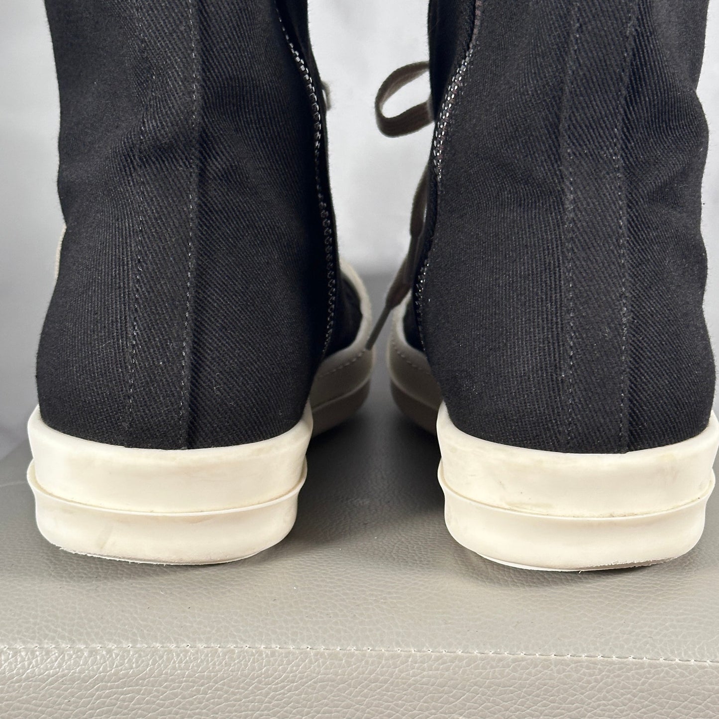 Rick Owens DRKSHDW Boot Sneak Ramone Black/Milk
