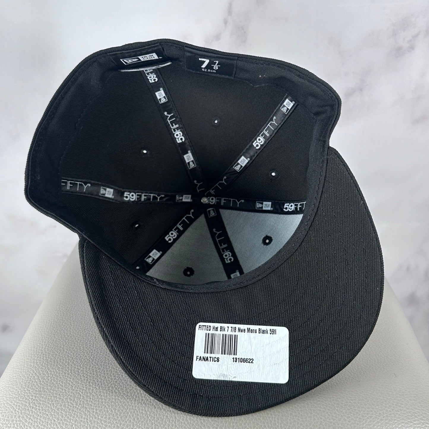 Guardian Angel New Era Blind Spot Jesus Black Fitted Hat