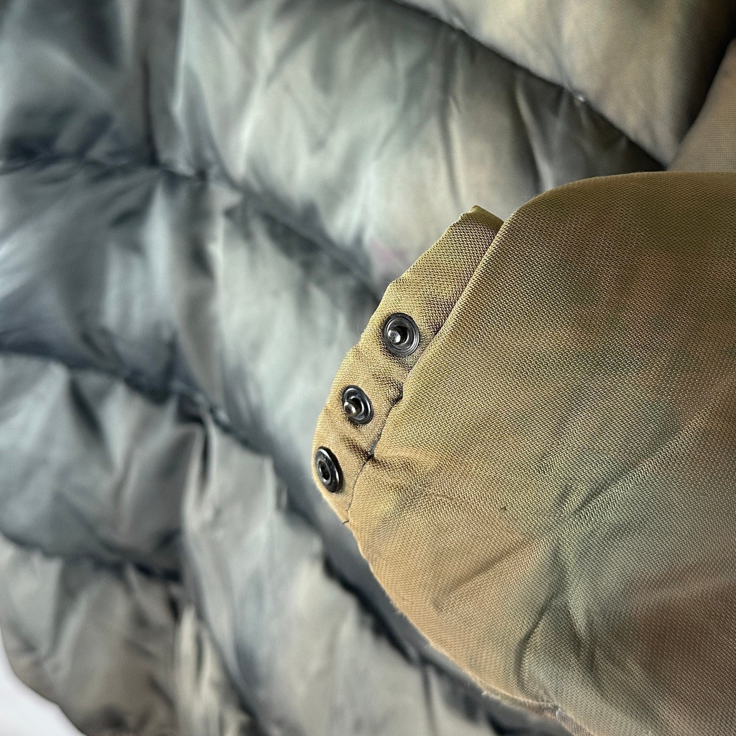 Vintage Alpha Industries Green Down Puffer Jacket