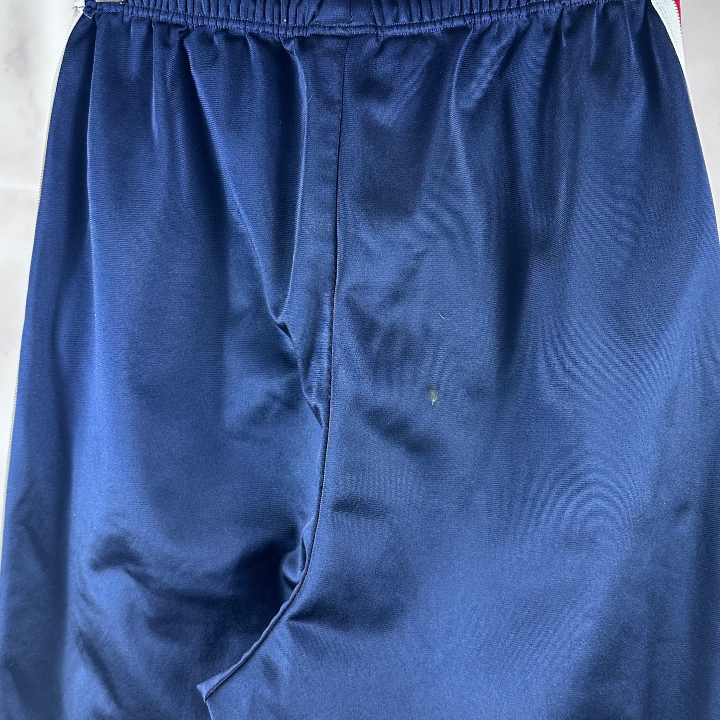 Vintage 80s The Finals Navy Pleated Track Pants