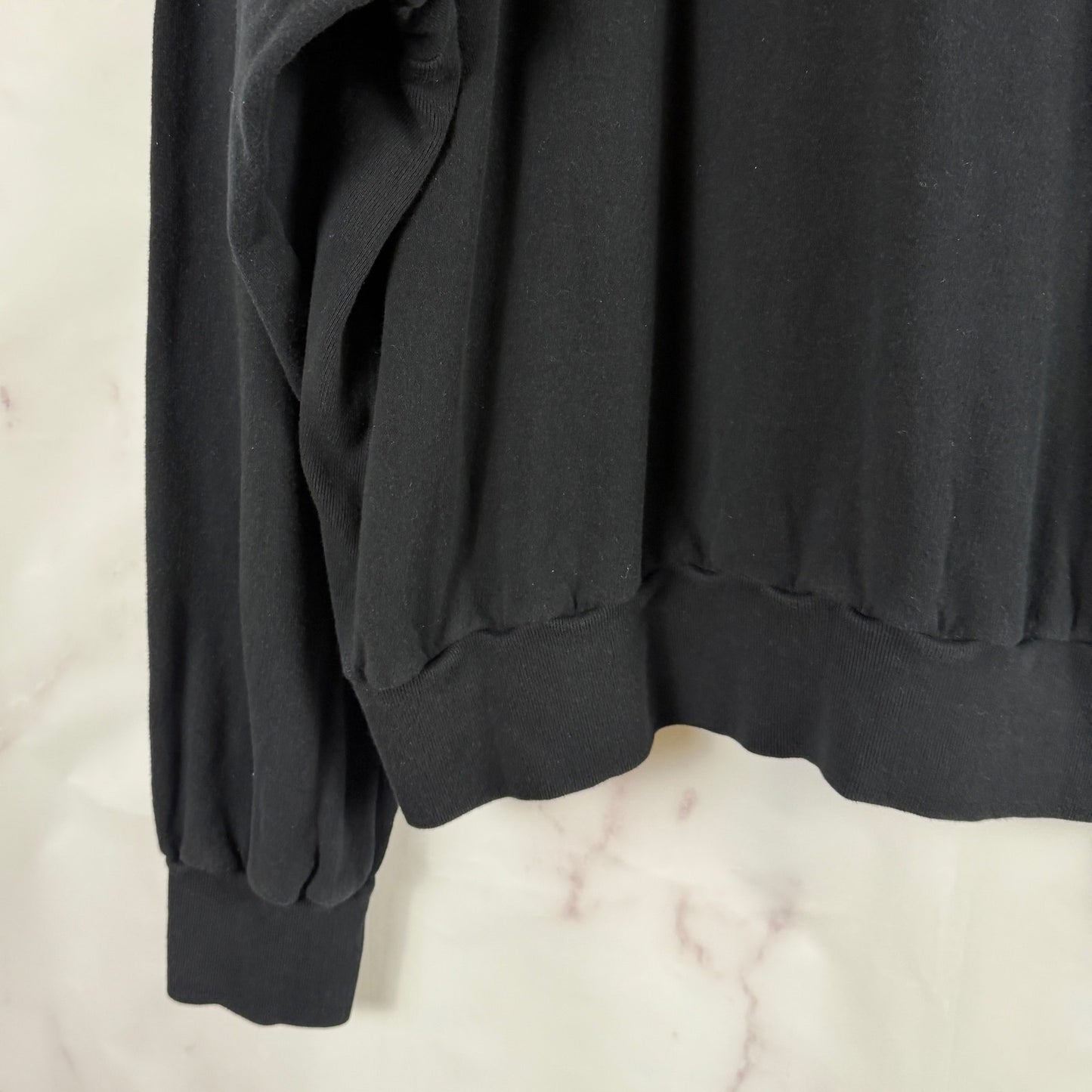 AFFA Black Patch Rugby Pullover Sweatshirt