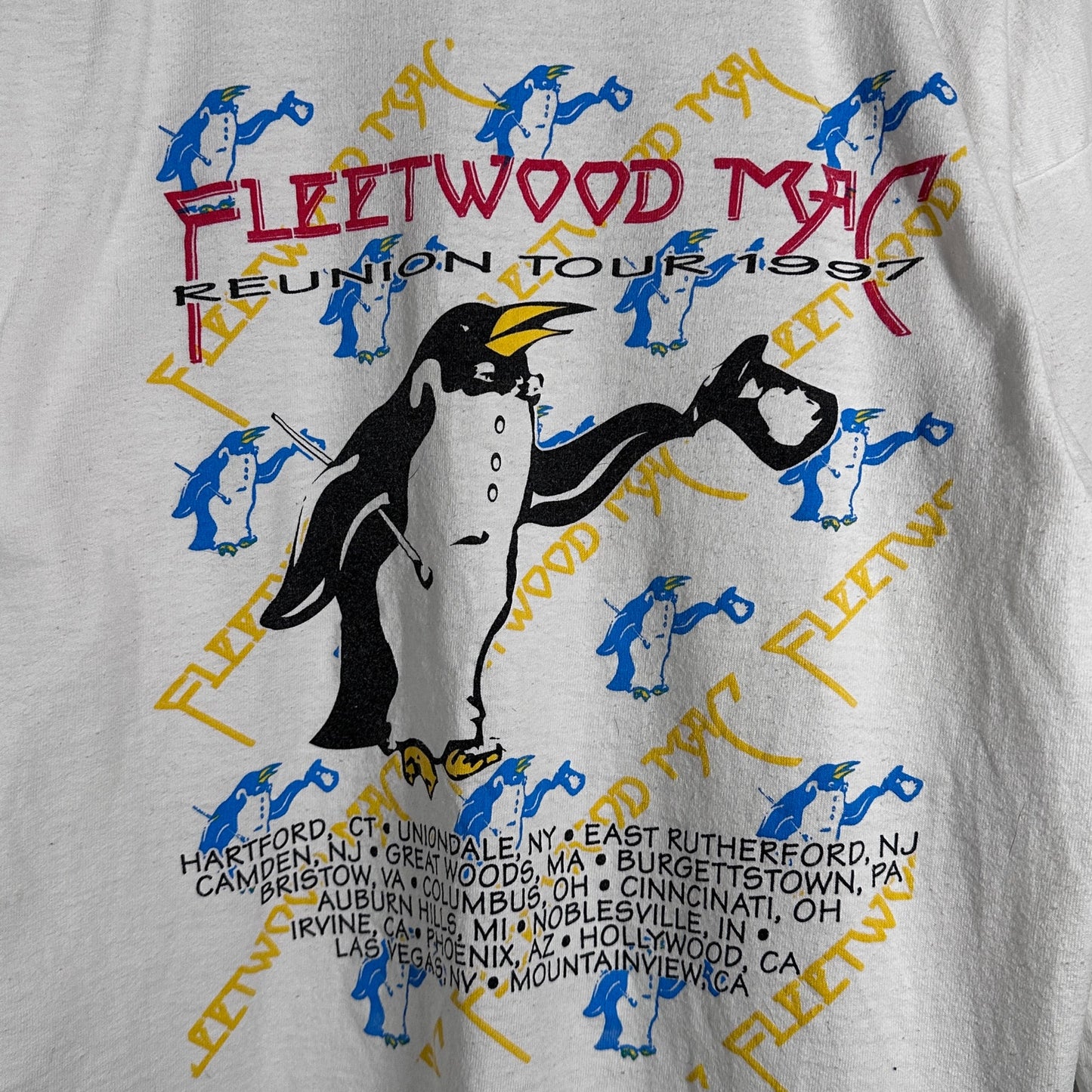 Vintage Fleetwood Mac 1997 Reunion Tour Graphic Longsleeve
