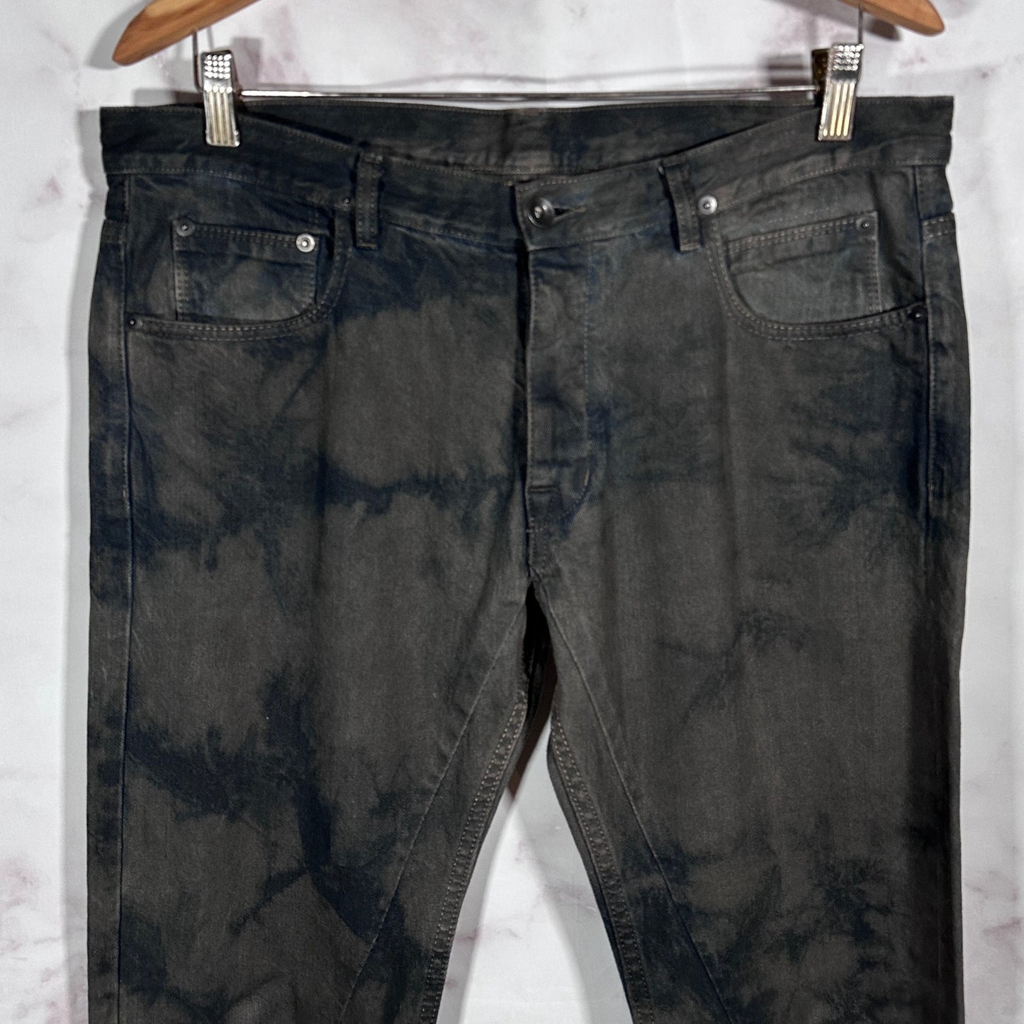 Rick Owens DRKSHDW S/S15 Faun Batik Dark Dust Denim