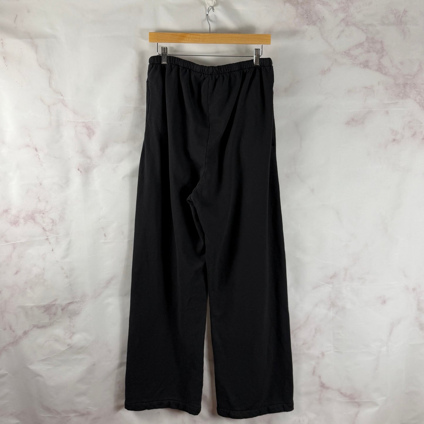 Yeezy Sample Black Wide Leg Sweatpants
