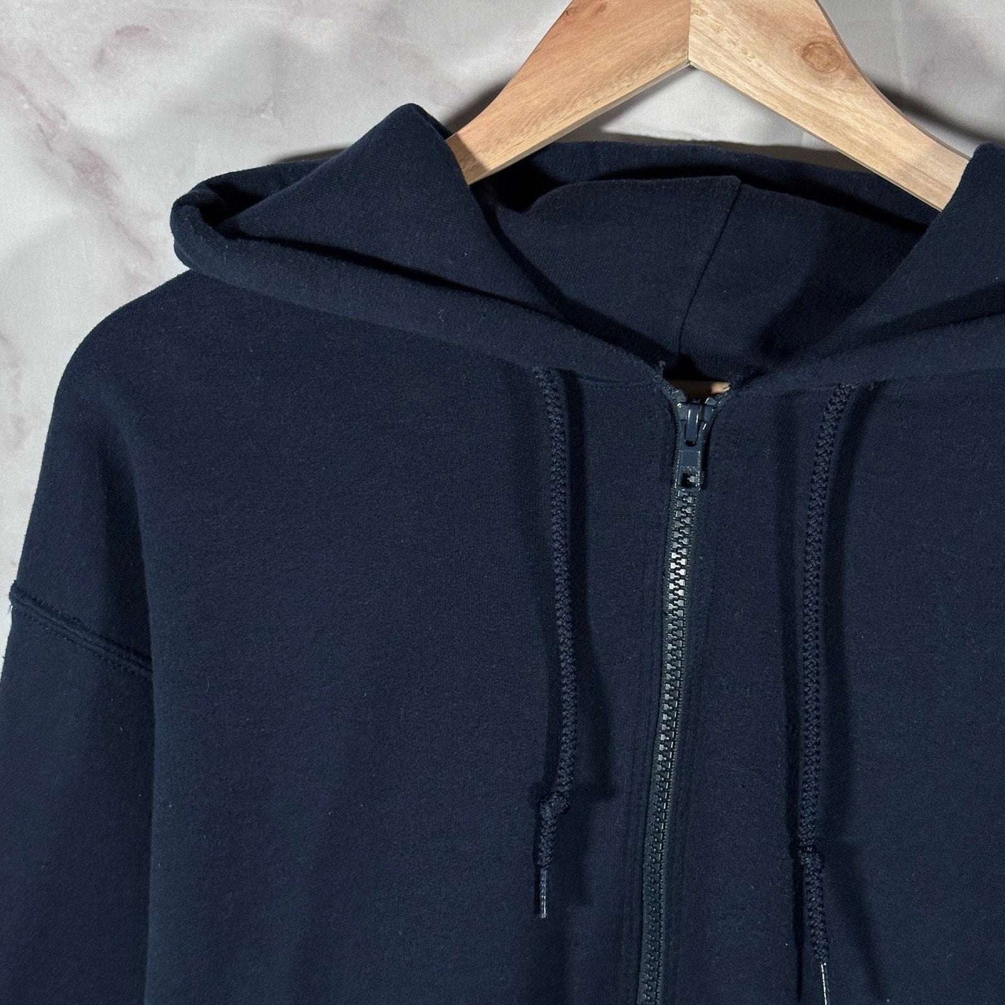 Needles Rebuild Navy Anorak Hoodie