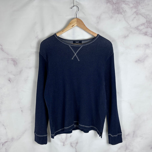 Beams Heart Navy Blue Crewneck Sweatshirt