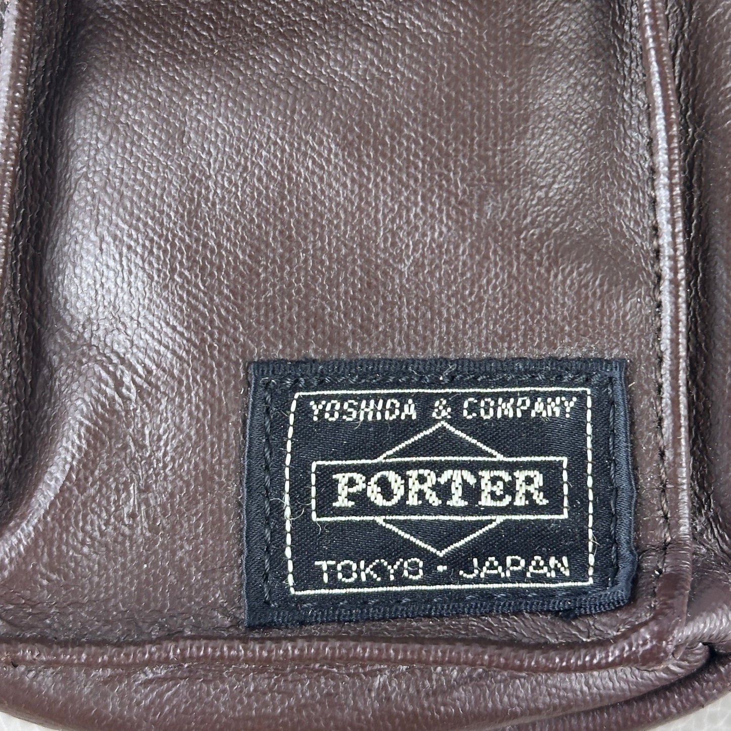Porter Yoshida & Co. Brown Freestyle Pouch