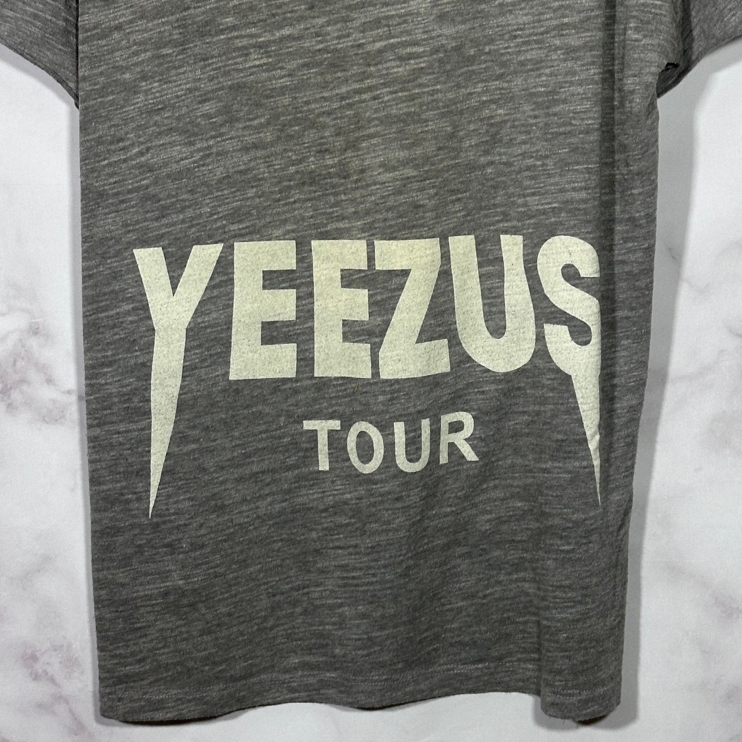 Yeezus Tour Logo Heather Grey Tee