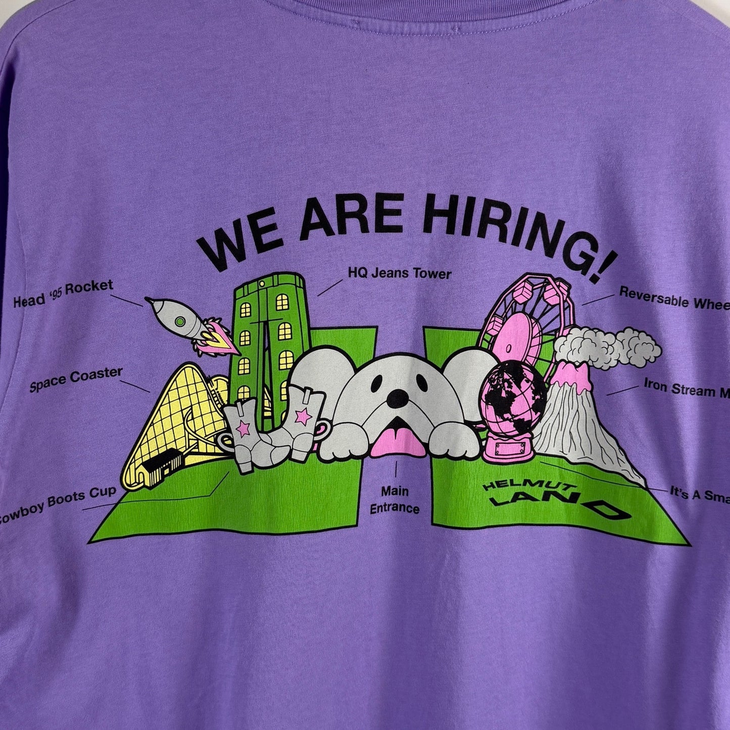 Helmut Lang Purple NY Store Tee