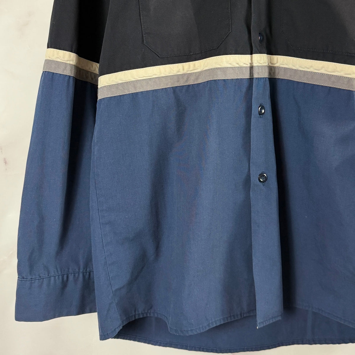 Vintage Hysteric Glamour Blue Mechanics Work Shirt