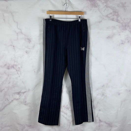 Needles x Kith Double Knit Navy Striped Track Pants
