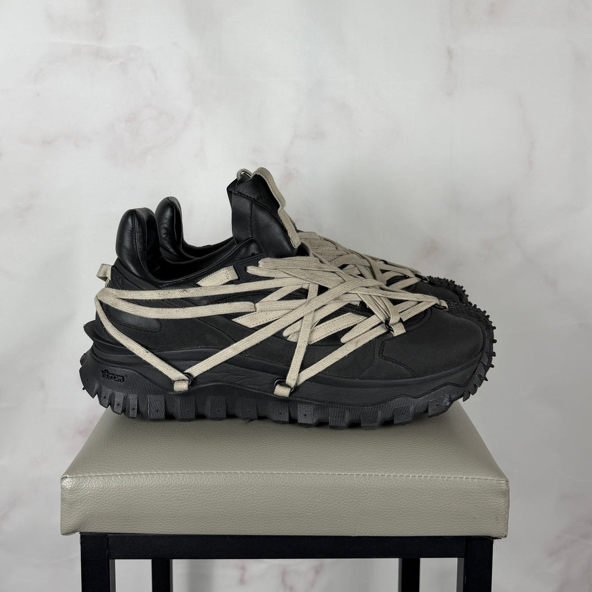 Rick Owens x Moncler Trailgrip Megalace Black