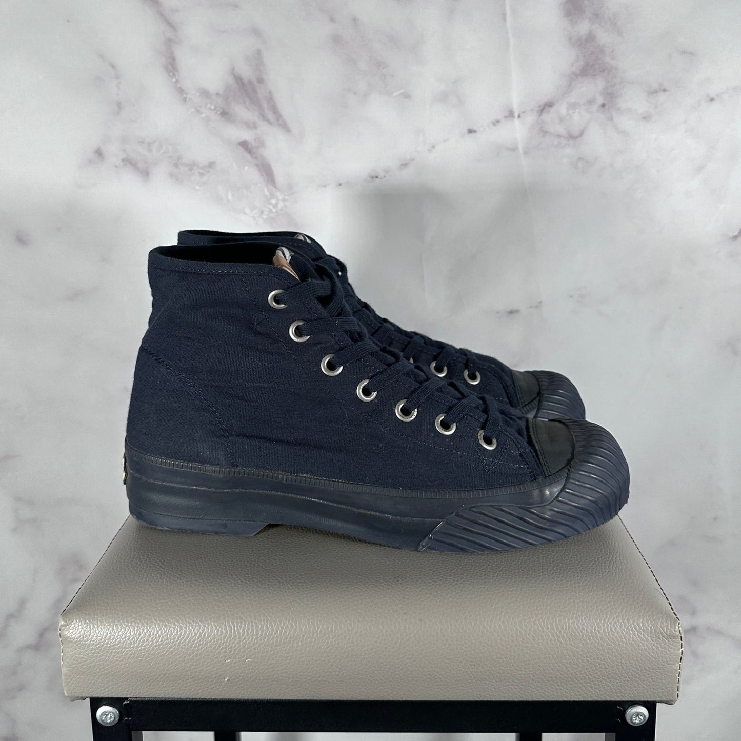 Visvim Kiefer Navy Canvas Trainer