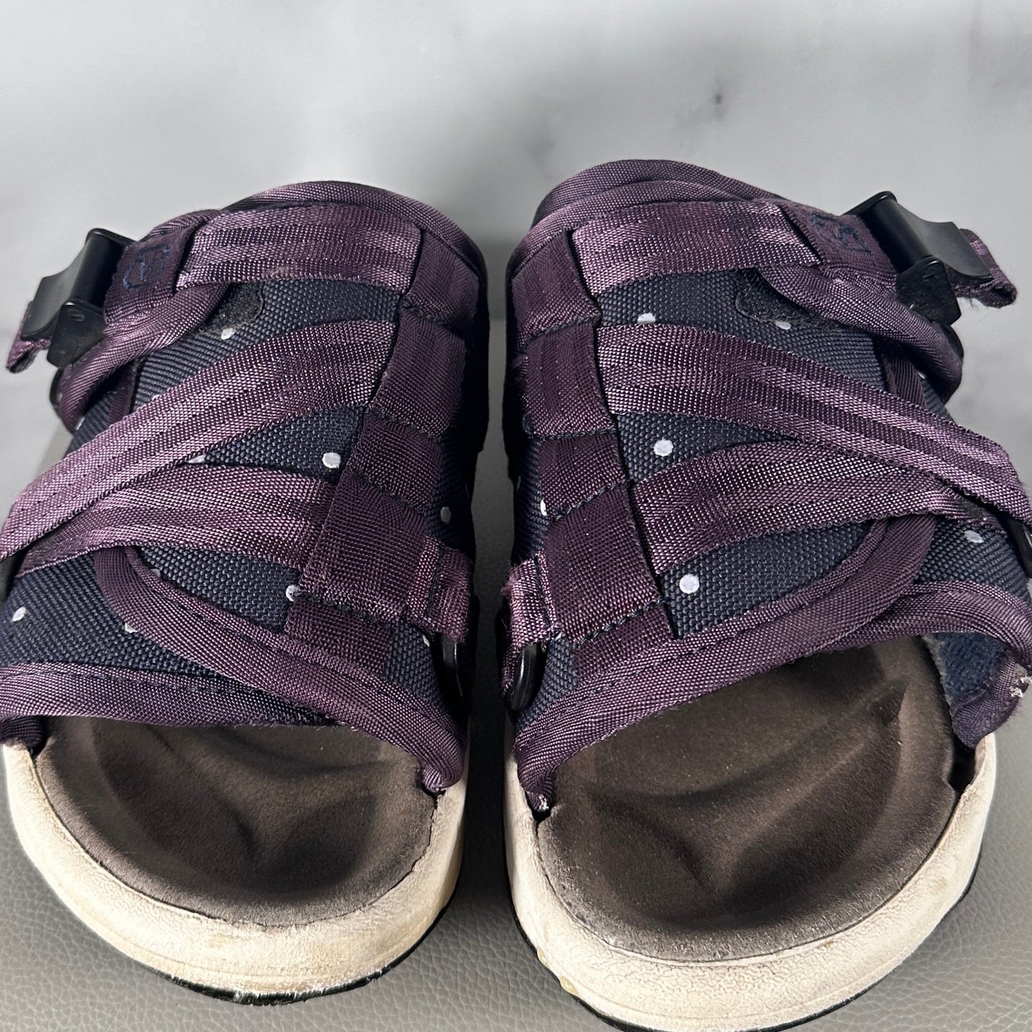 Visvim Navy Purple Polka Dot Christo