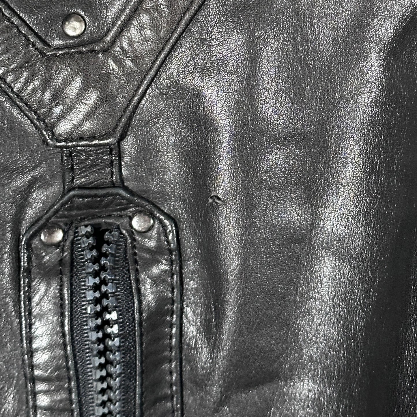 Hein Gericke Harley Davidson Black Leather Biker Jacket