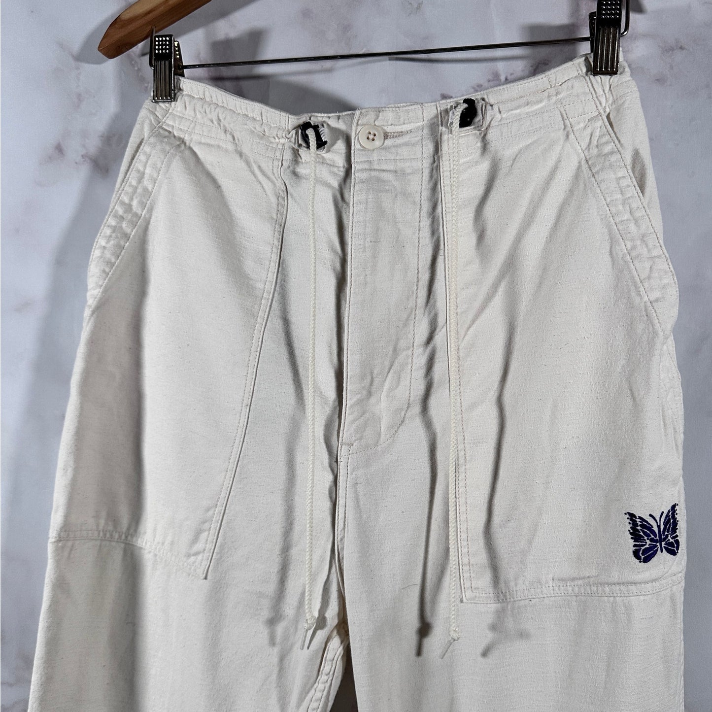 Needles White String Fatigue Pants