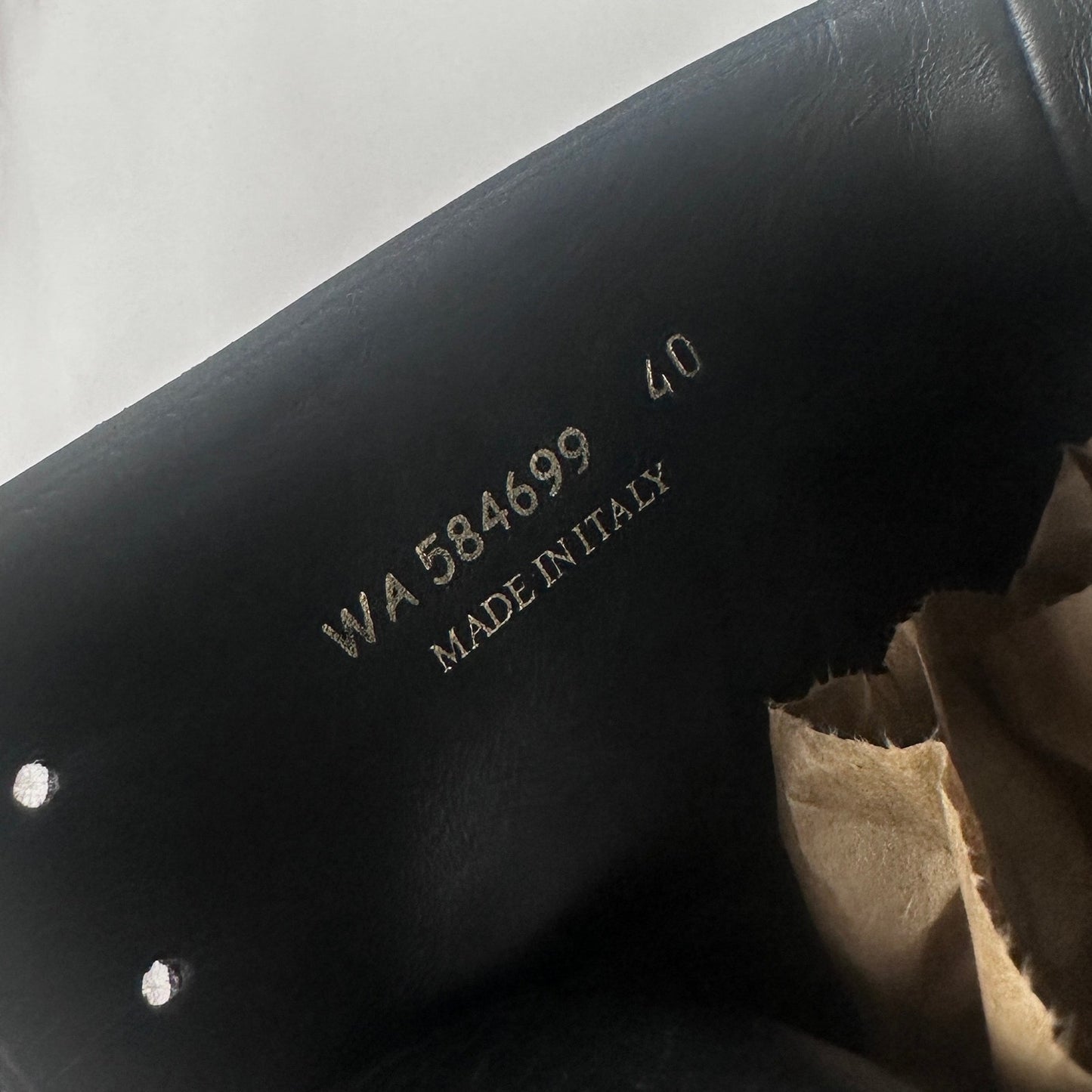 Saint Laurent Paris Black Leather Boots