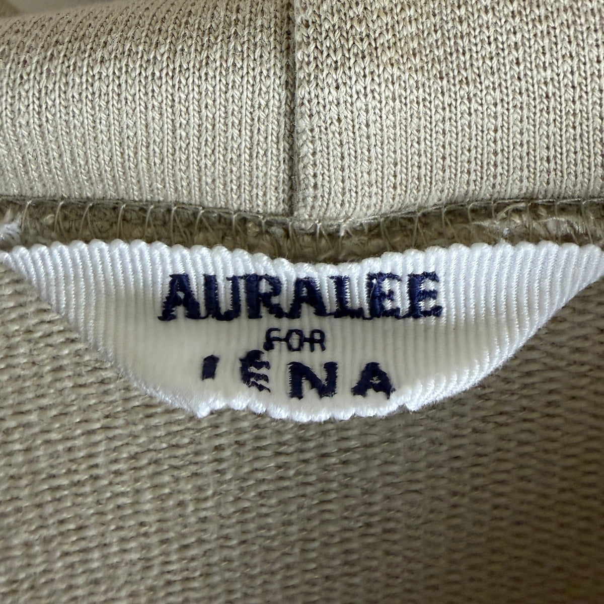 Auralee Iena Premium Tan Hoodie