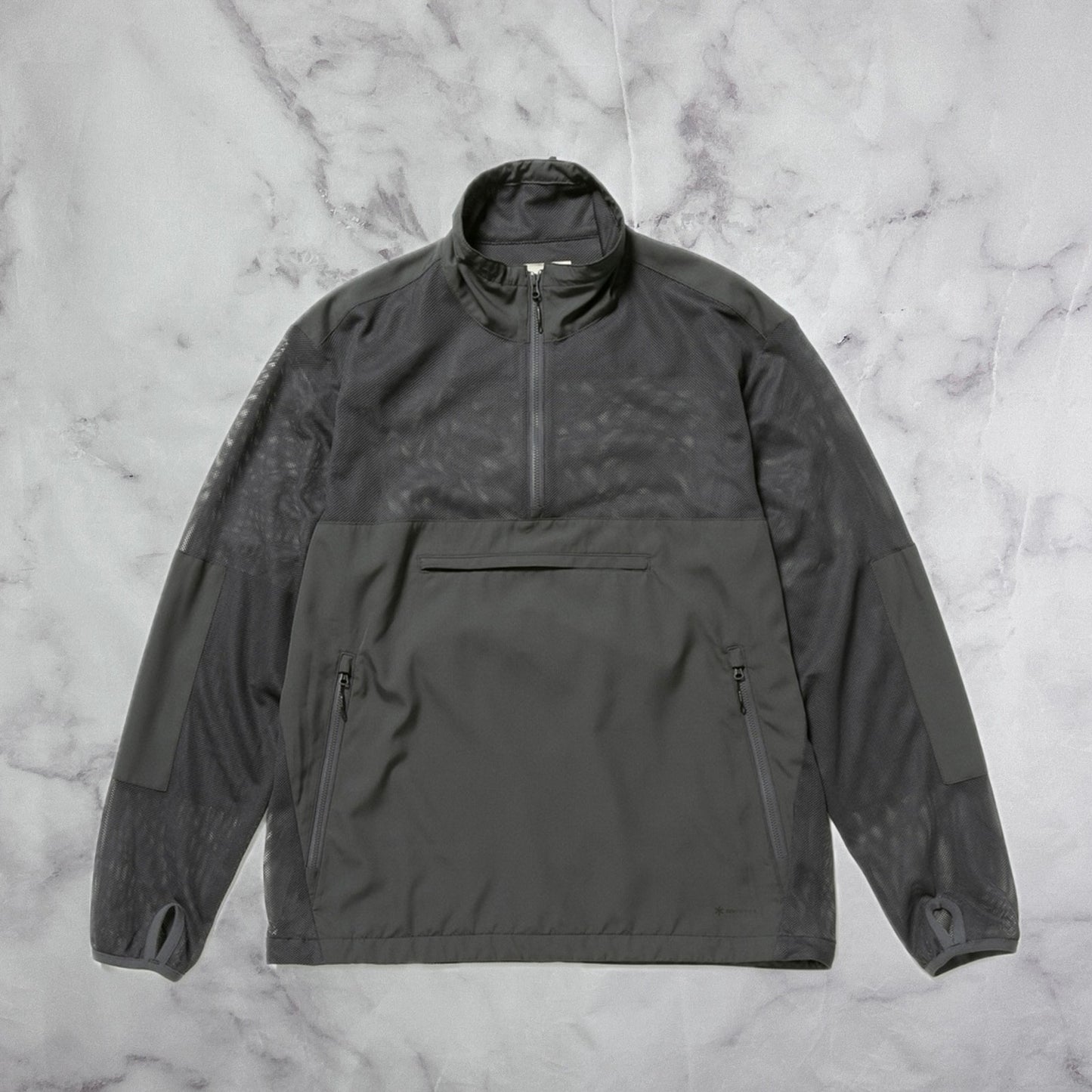 Snow Peak Insect Shield Grey Mesh Pullover Jacket