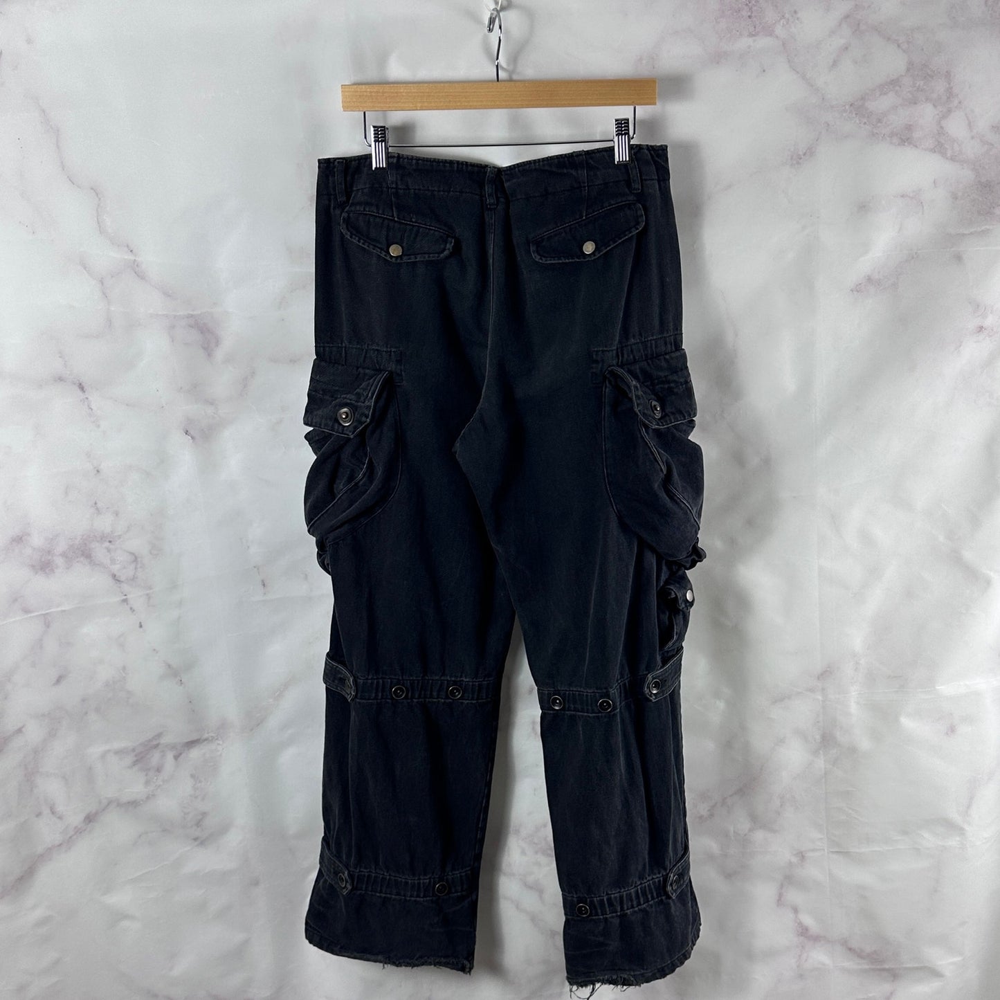 Julius A/W08 Black Gas Mask Cargo Pants