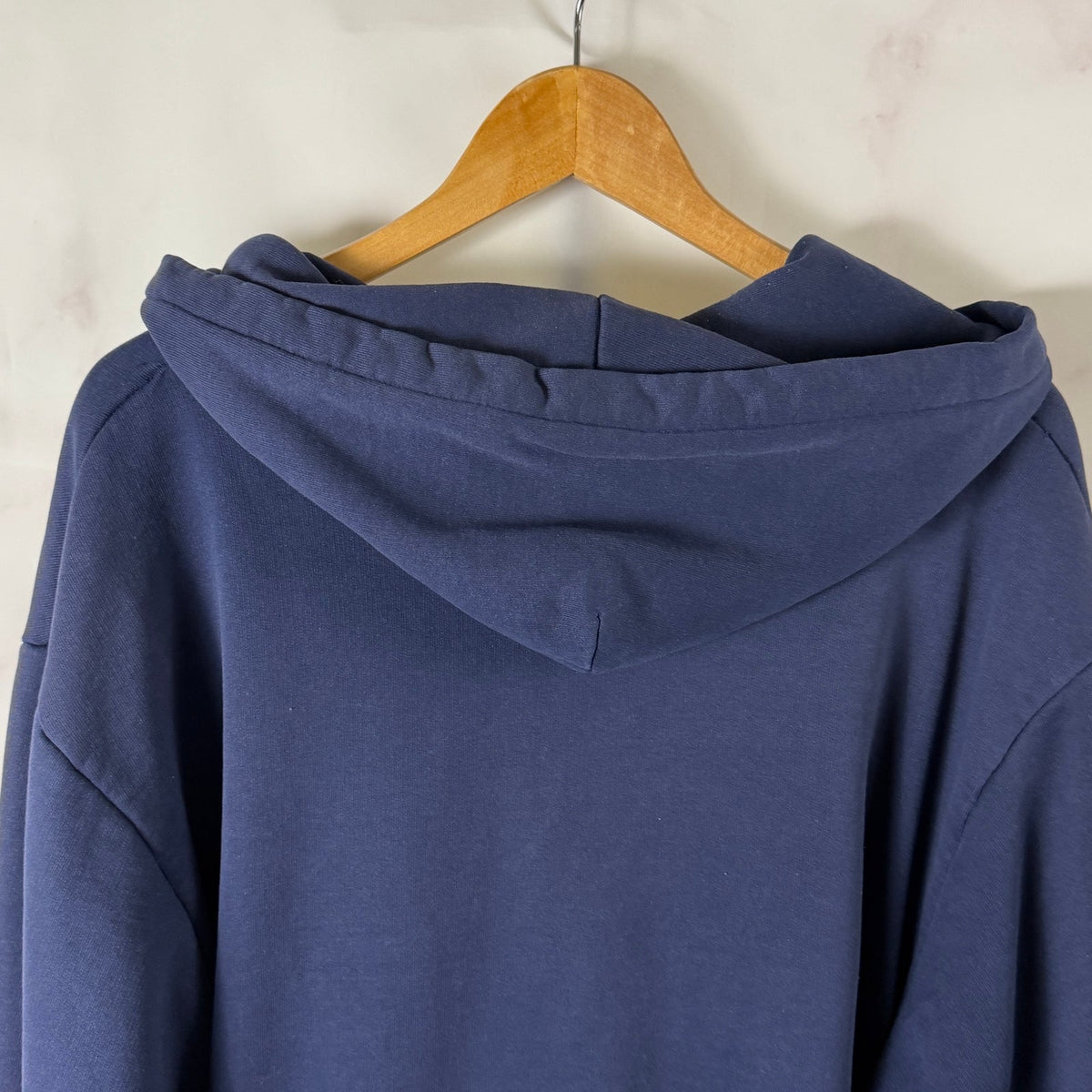 Vintage Camber Blue Thermal Zip-Up Hoodie