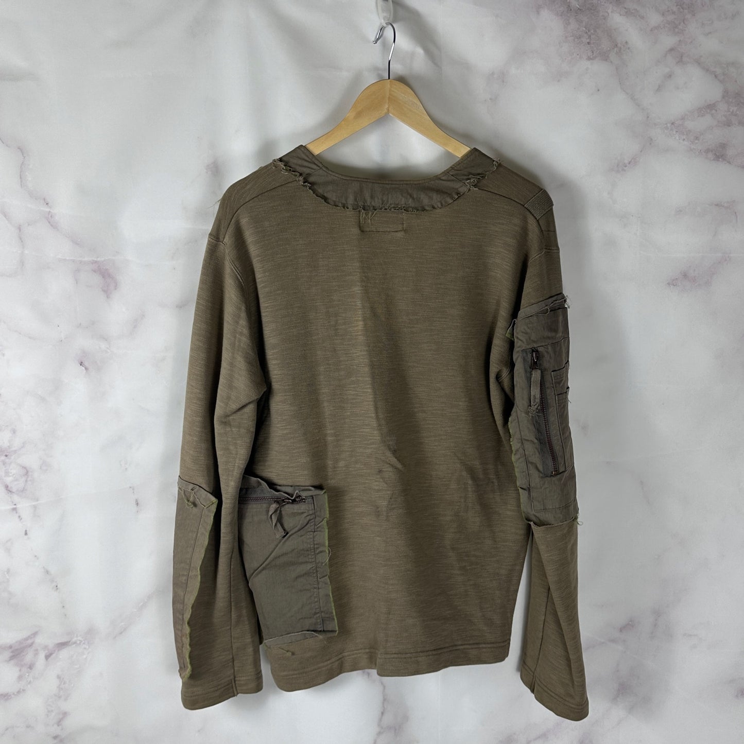 291295 Homme Buffalo Soldier Tan Military Cardigan