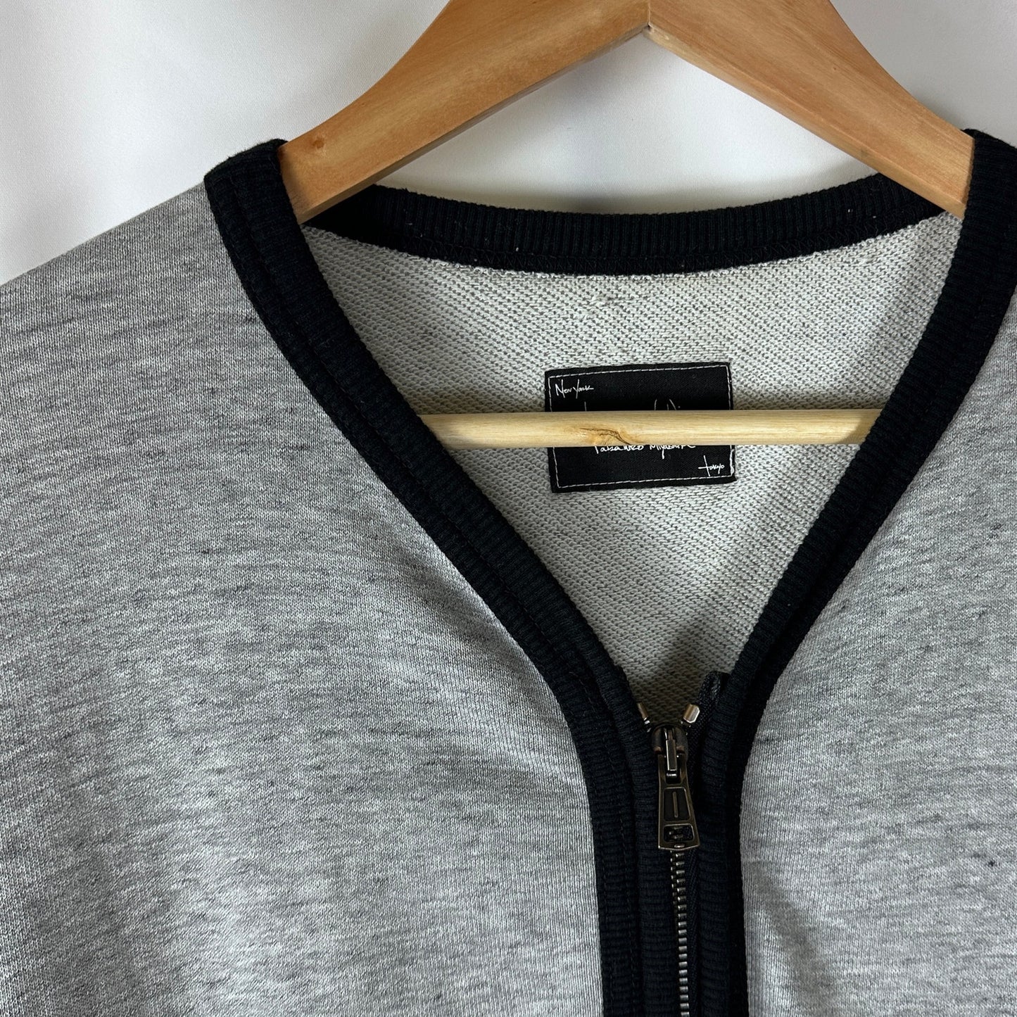 Number (N)ine A/W08 Portland Period ‘Hardcore University’ Zip-Up Cardigan Sweatshirt