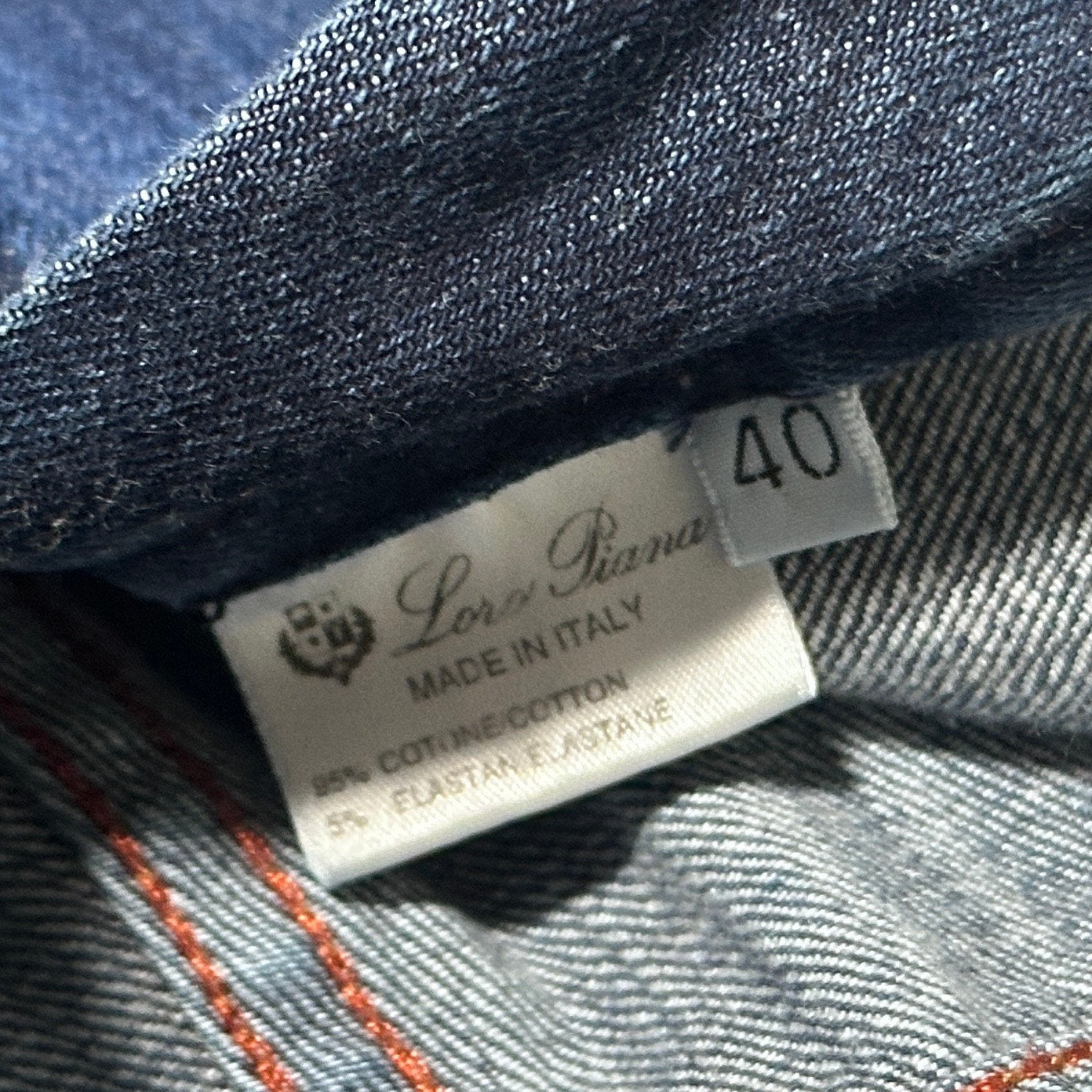 Loro Piana Blue Slim Denim Jeans