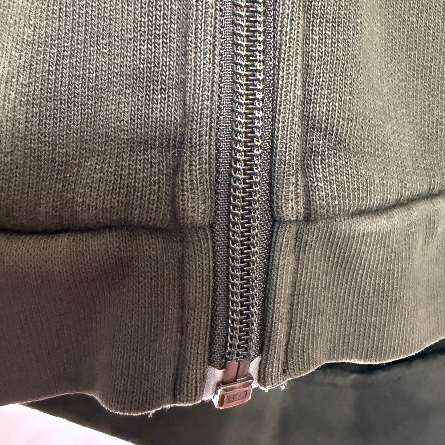 Greg Ross Green Heavyweight Zip-Up Hoodie