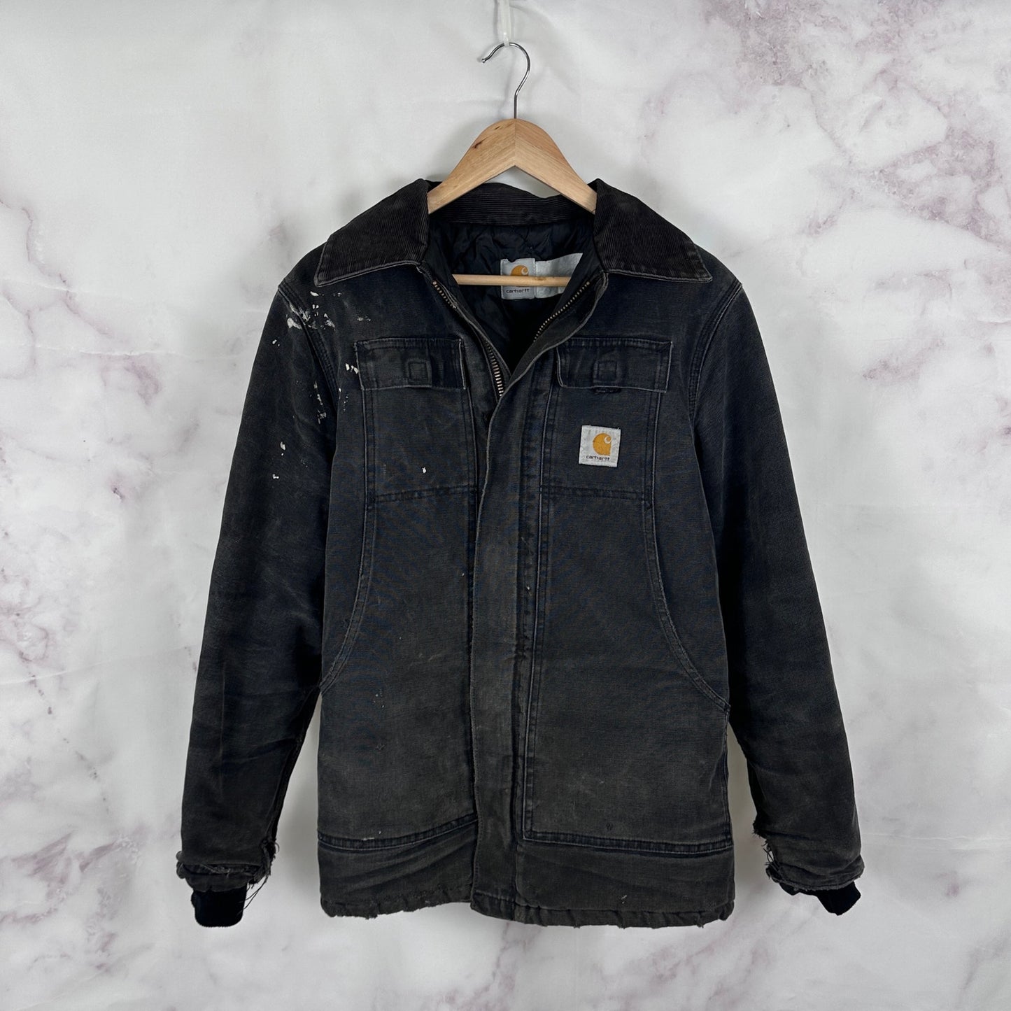 Vintage Carhartt Black Arctic Work Coat