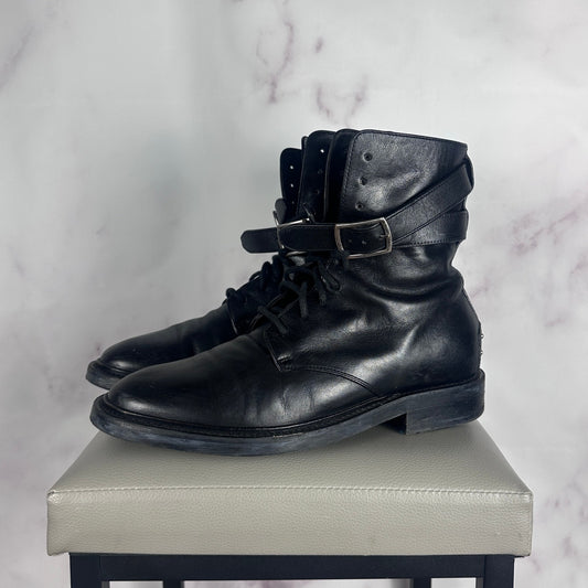 Saint Laurent Paris Black Leather Boots