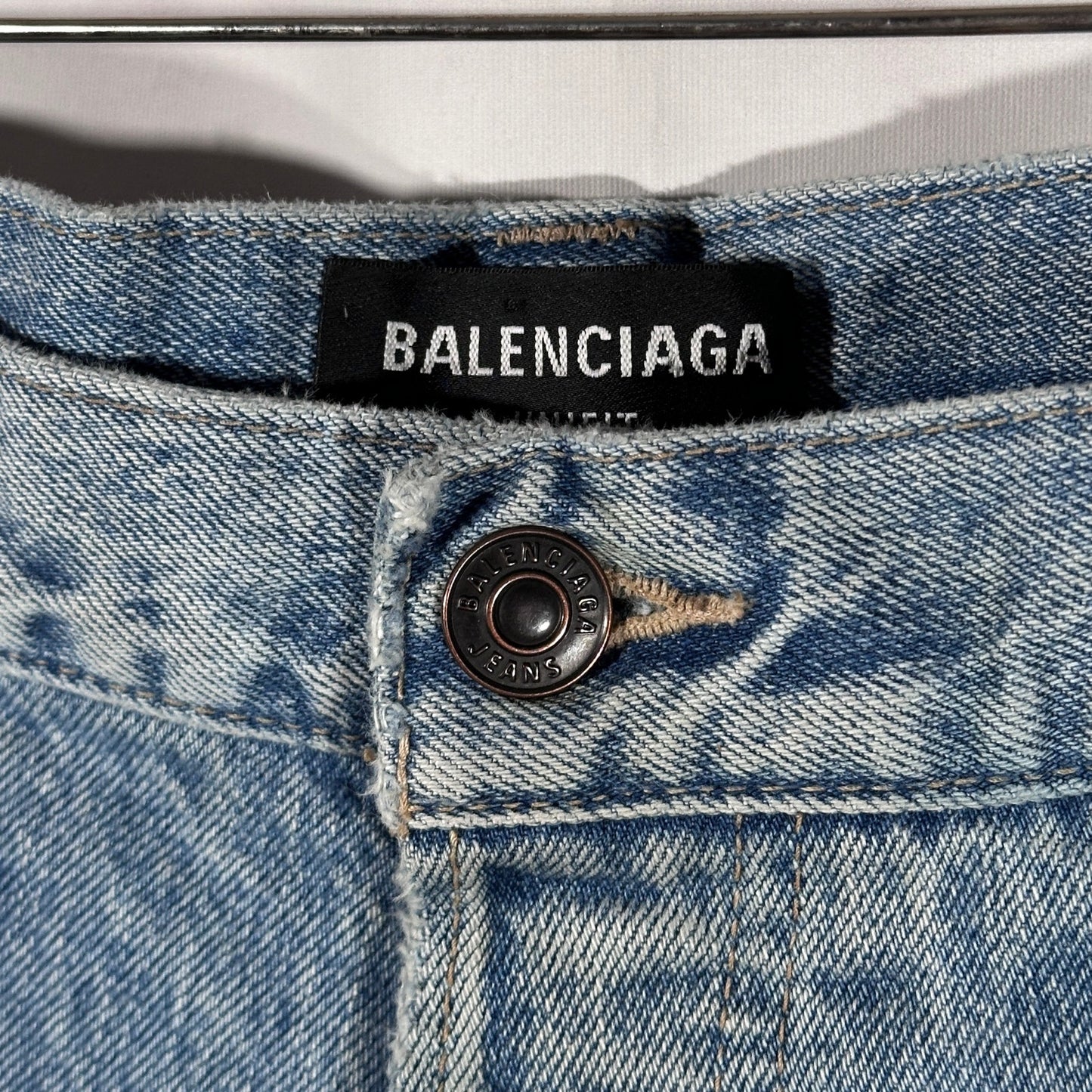 Balenciaga Light Wash Baggy Denim