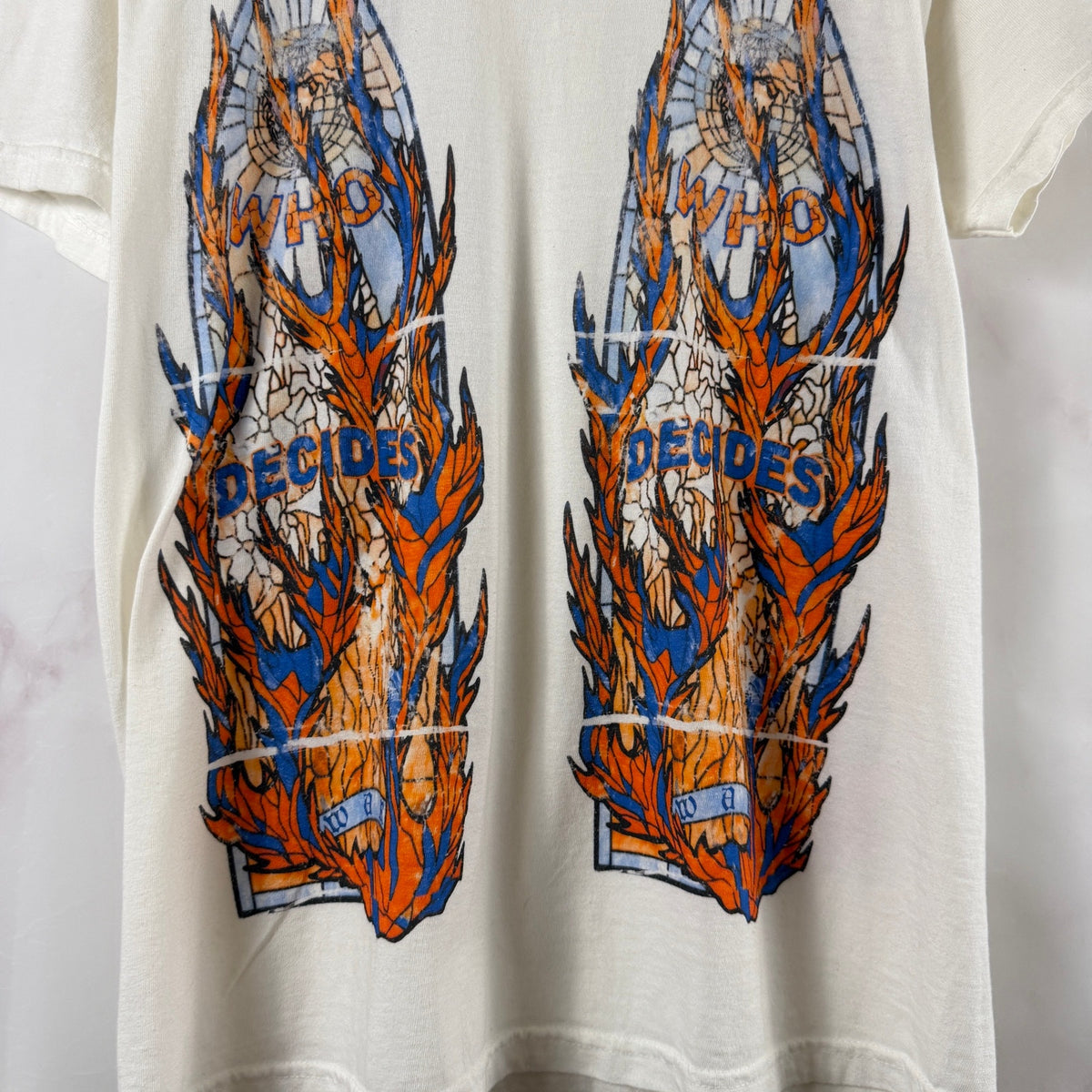 Who Decides War NY Knicks Stained Glass Tee