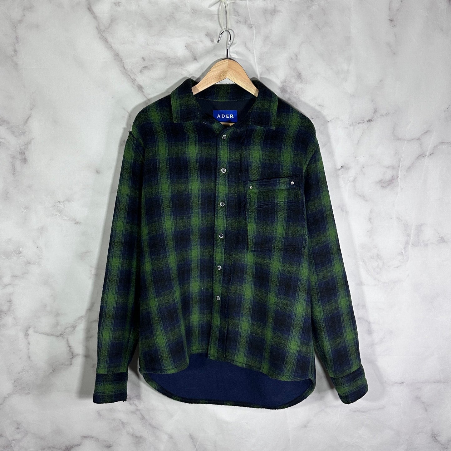 Ader Error Swall Plaid Shirt