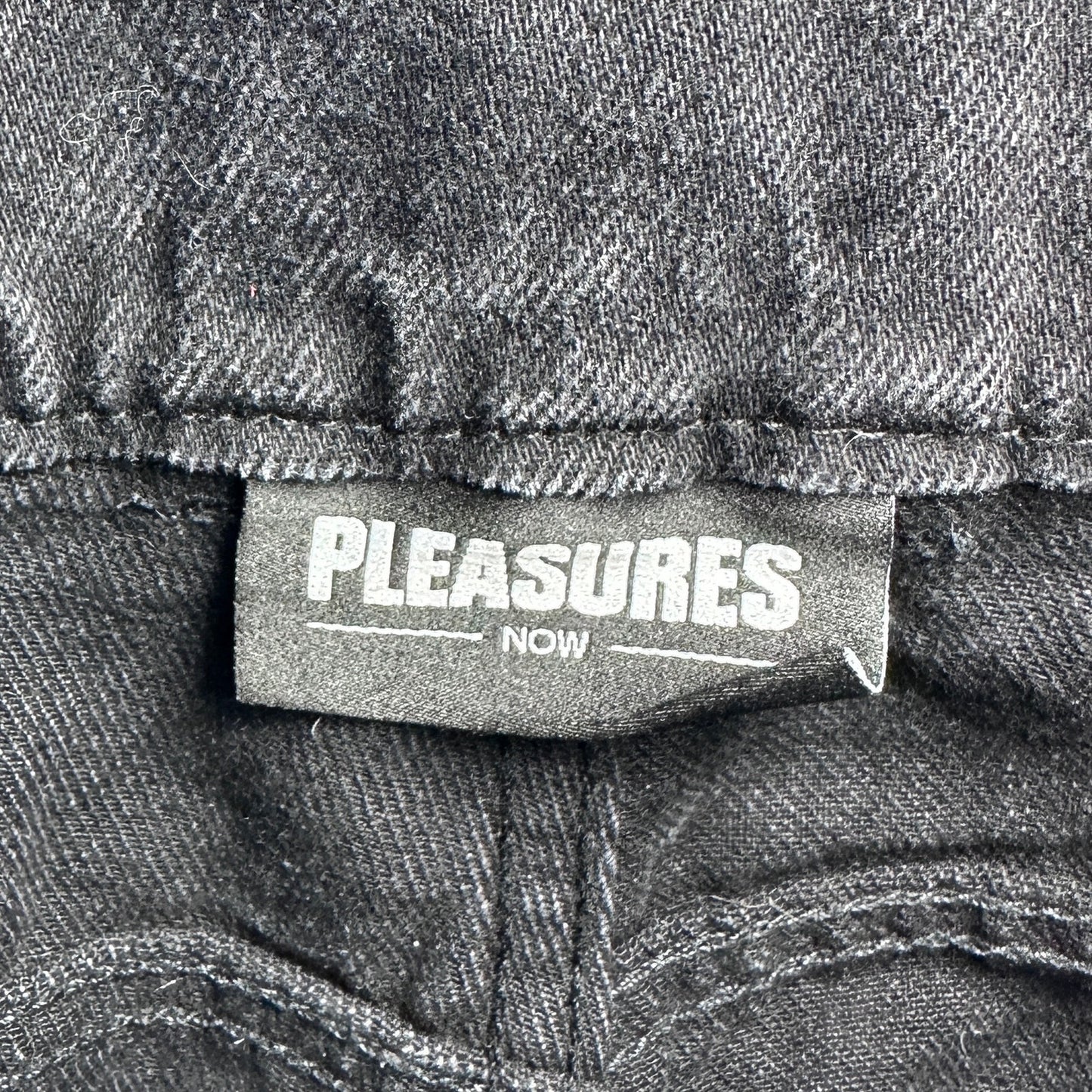 Pleasures Black Rug Pattern Denim