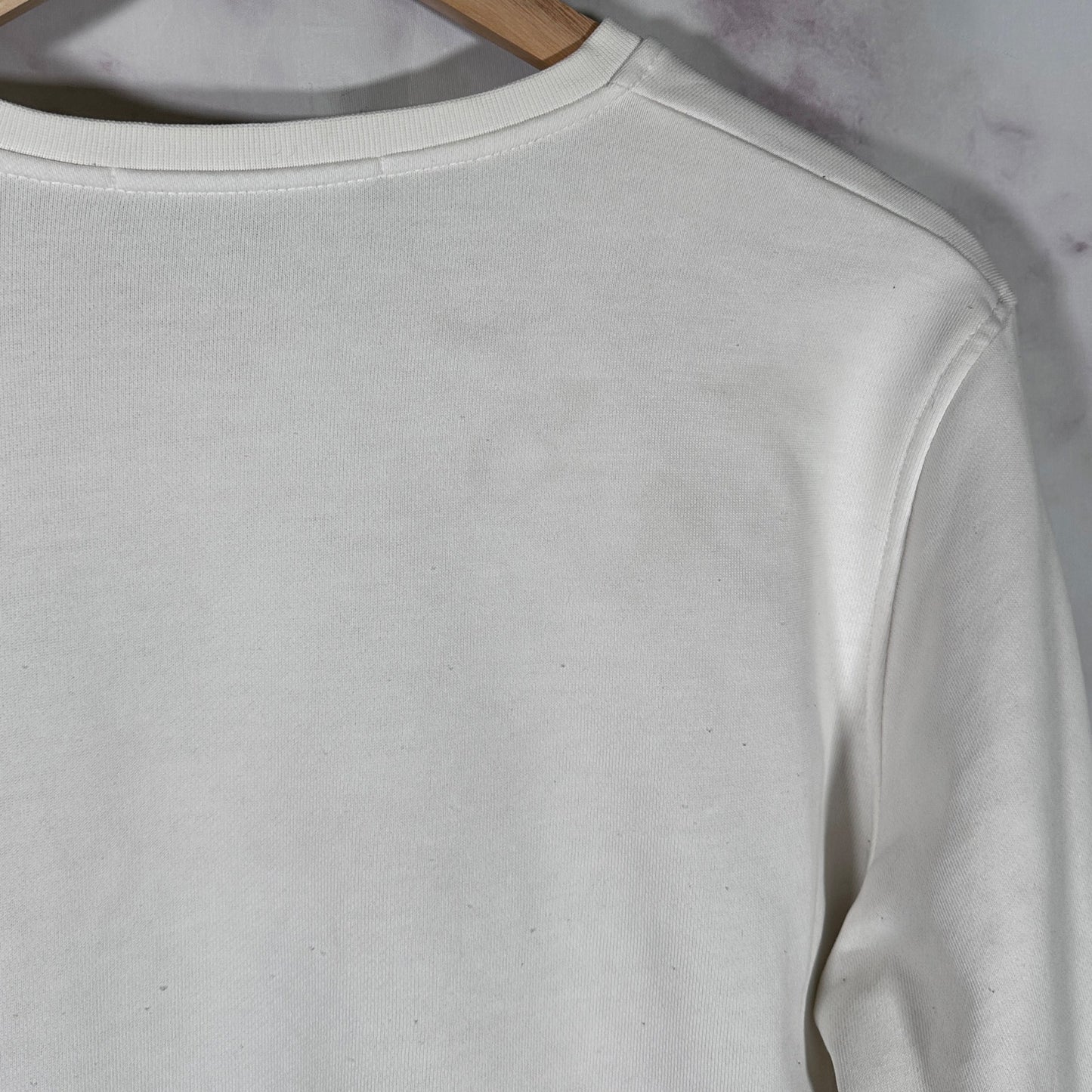 Moschino Milano Cream Logo Crewneck Sweatshirt