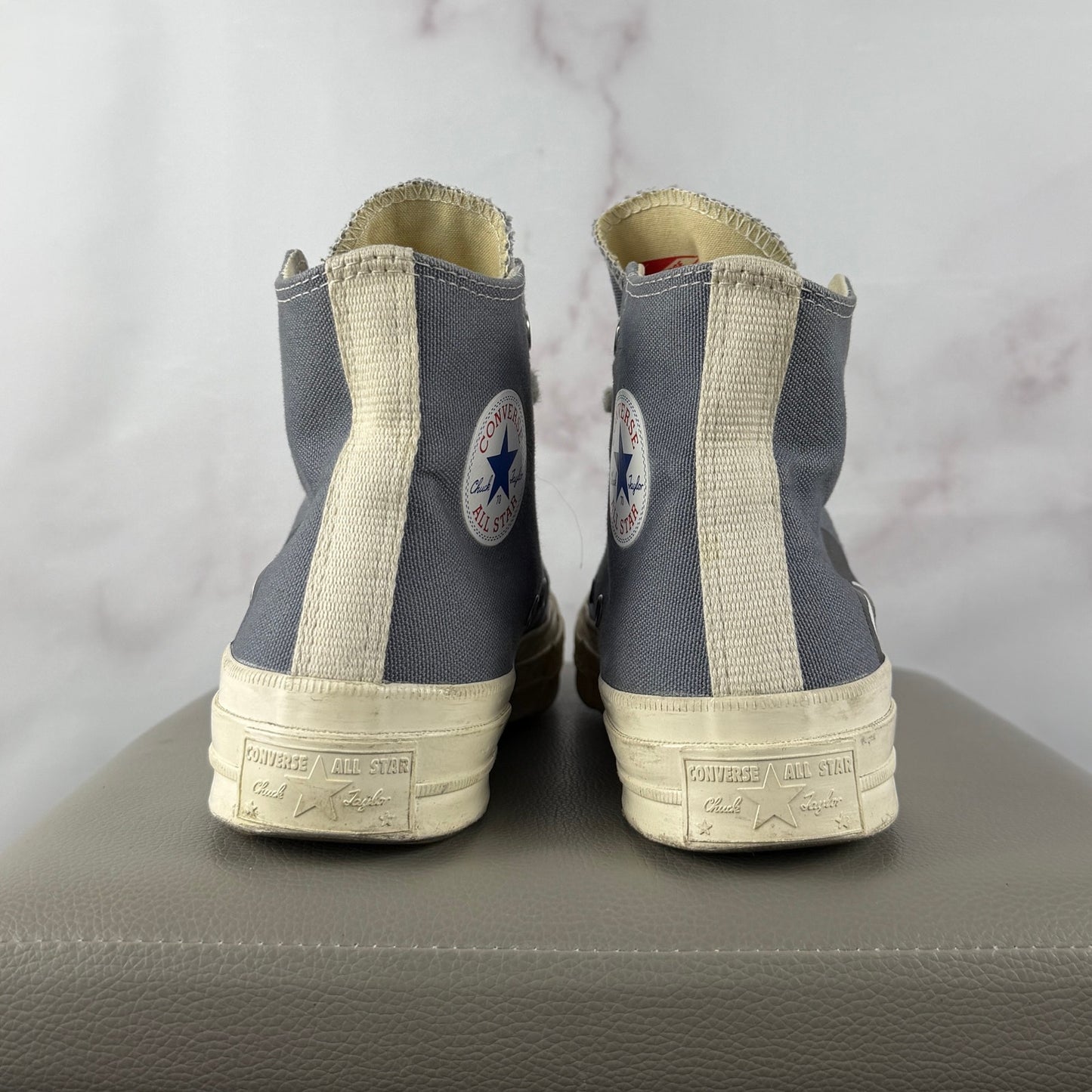 Converse x Comme des Garcons PLAY Chuck Taylor Grey All-Star 70 High